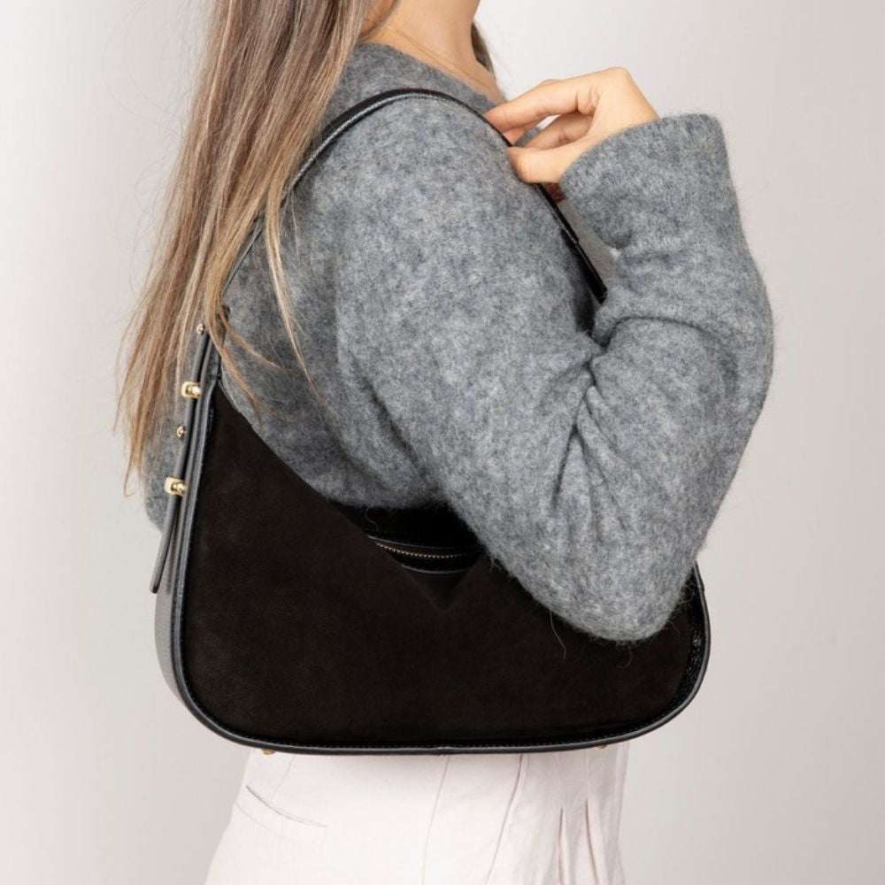 Dolcezza Women’s Suede Leather Bag – Suede Leather Women’s Tote & Shoulder Bag for Everyday Elegance | Minimal & Handcrafted