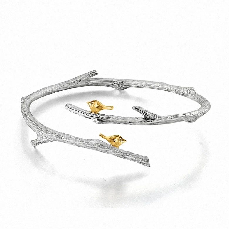 Nightingales on Branch Bracelet