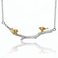 Nightingales on Branch Necklace #2