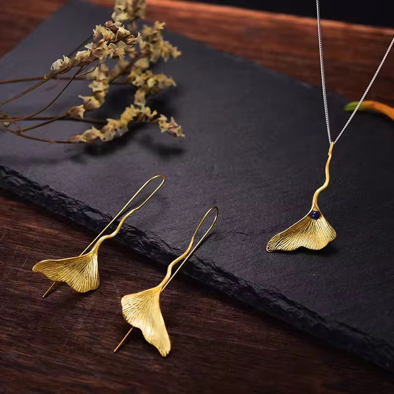 Ginkgo Elegance Earrings