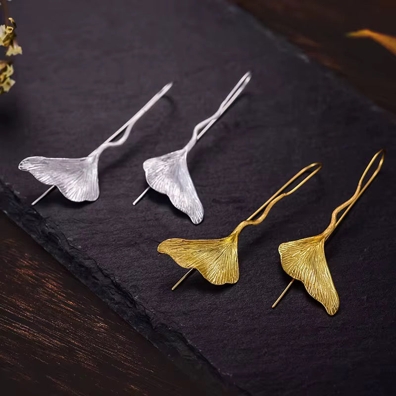 Ginkgo Elegance Earrings
