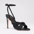 Michaela V Selene Satin heels • Black (See size chart where applicable)