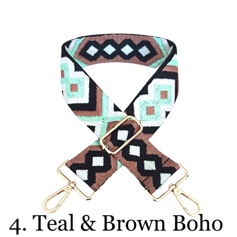 The Mia Vegan Leather Crossbody Bag (BROWN) - Pick Your Strap