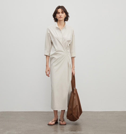 Origami Trace Wrap Dress