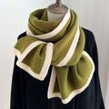 Color Matching Scarf Knitted Wool Scarf (See size chart where applicable)