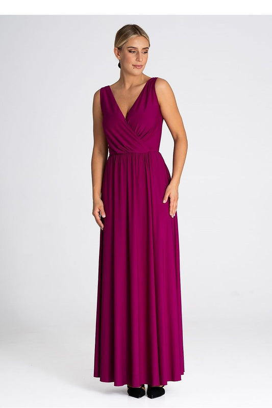 Eravine Deep V-Neck Maxi Dress