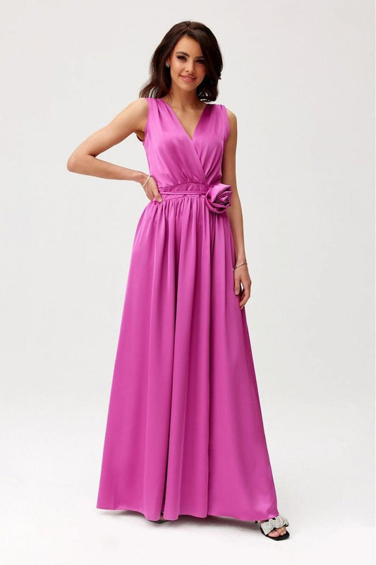 Thessira Satin Evening Dress