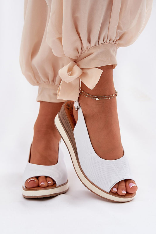 Alvarenne Classic Buckled Wedge Sandals