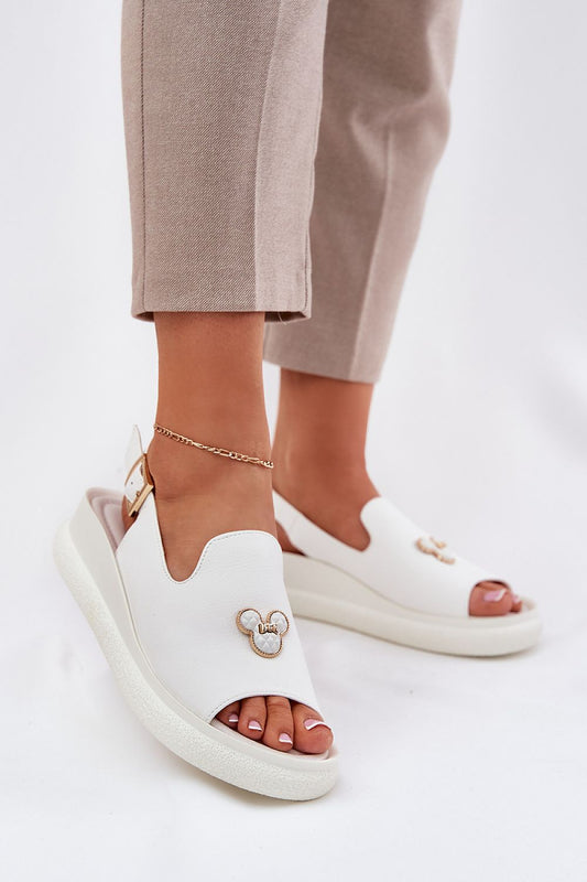 Aurevelle Soft Wedge Leather Sandals
