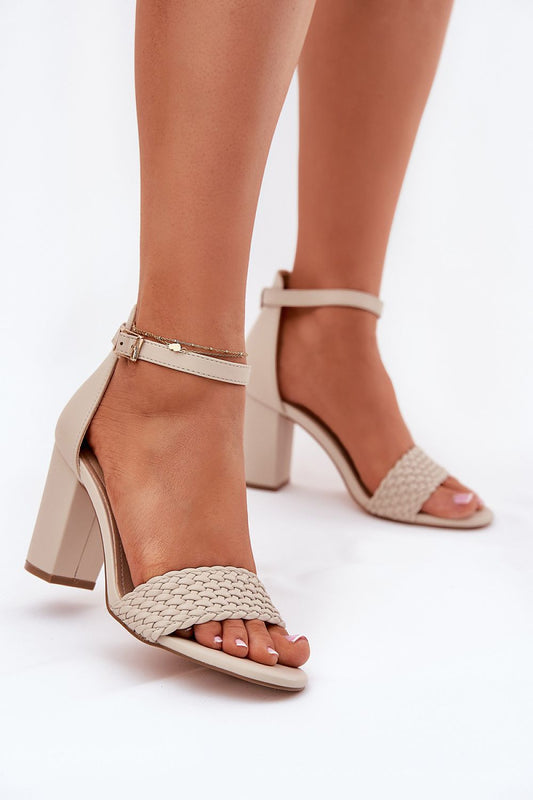 Mirellia Braided Strap Heel Sandals