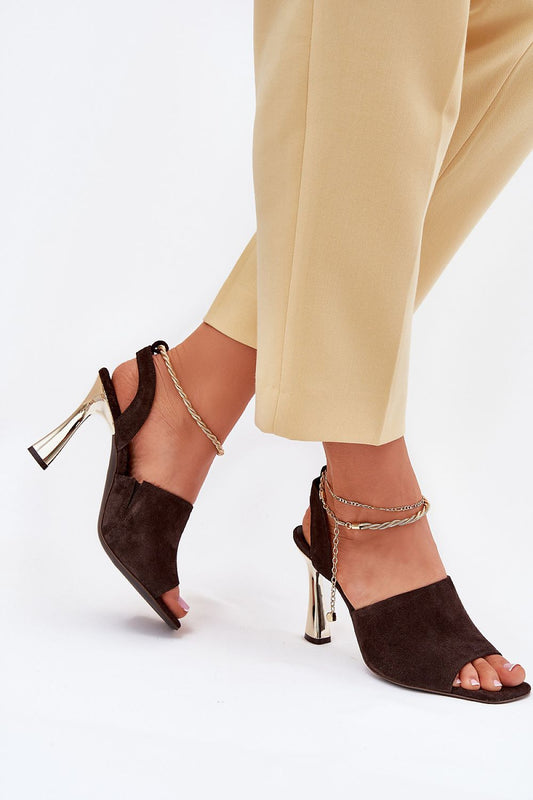 Almurisse Suede Ankle Accent Sandals
