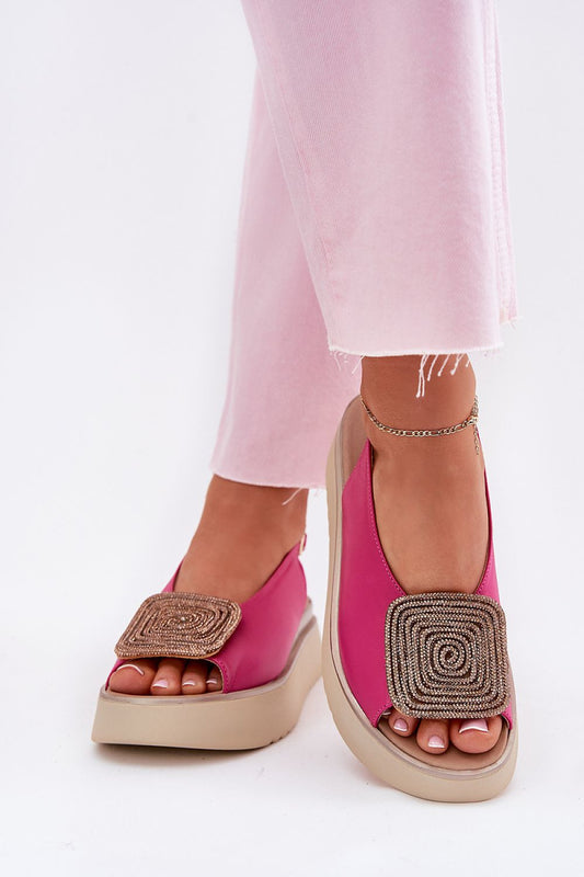 Marvielle Leather Platform Sandals