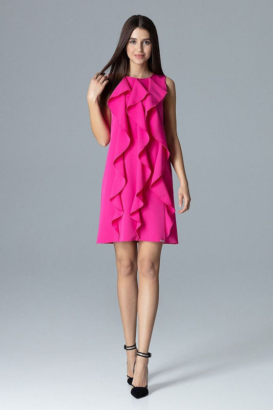 Sarielle Modern Frill Sleeveless Dress