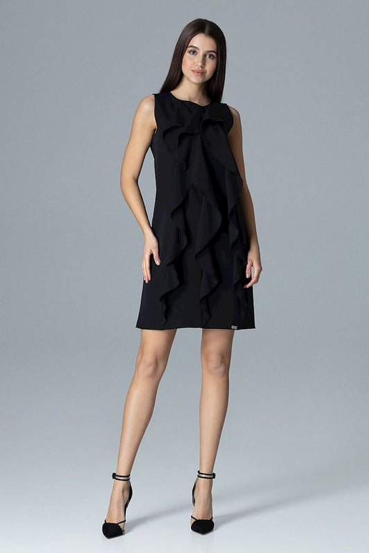 Elvaree Frill Detail Sleeveless Dress