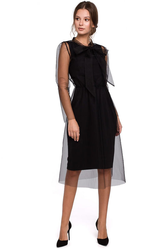 Ferelith Tulle Collar Midi Dress