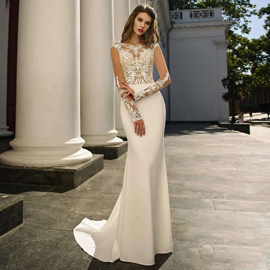 Linear Vision Mermaid Gown