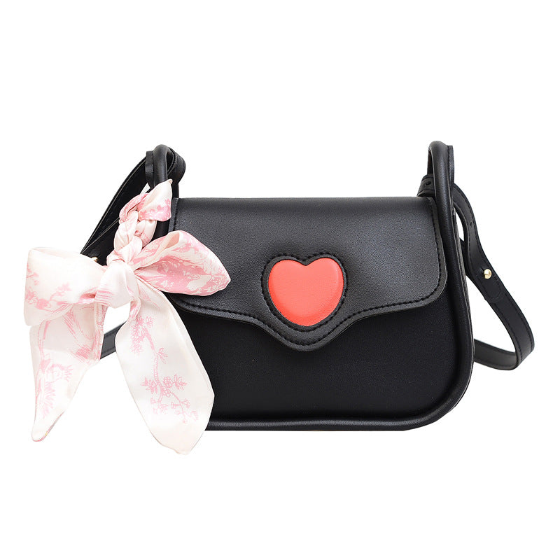 Women's Simple Shoulder Bag Fashion Silk Scarf Crossbody