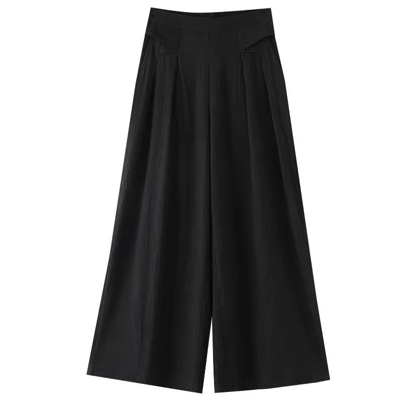 Womens Stylish Casual Loose-fitting Wide-leg Pants