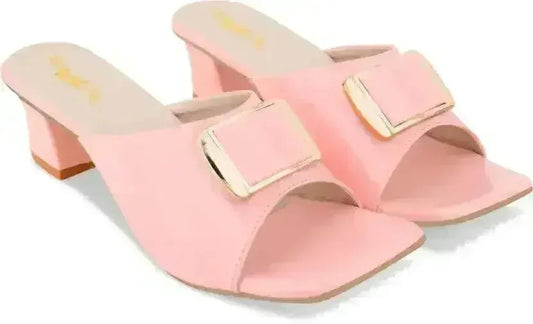 Women Pink Heels Sandal