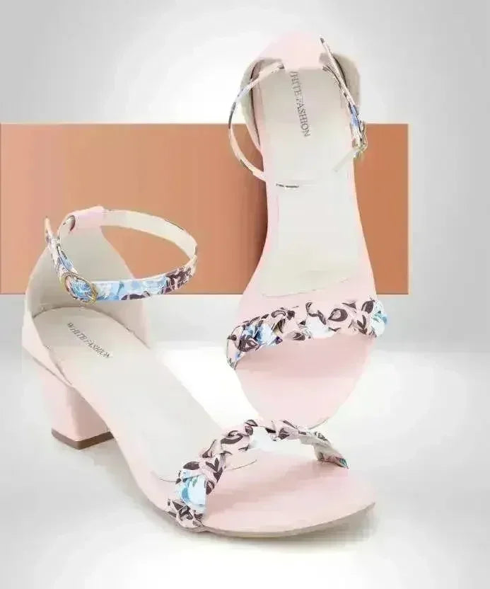 Women Pink Heels Sandal