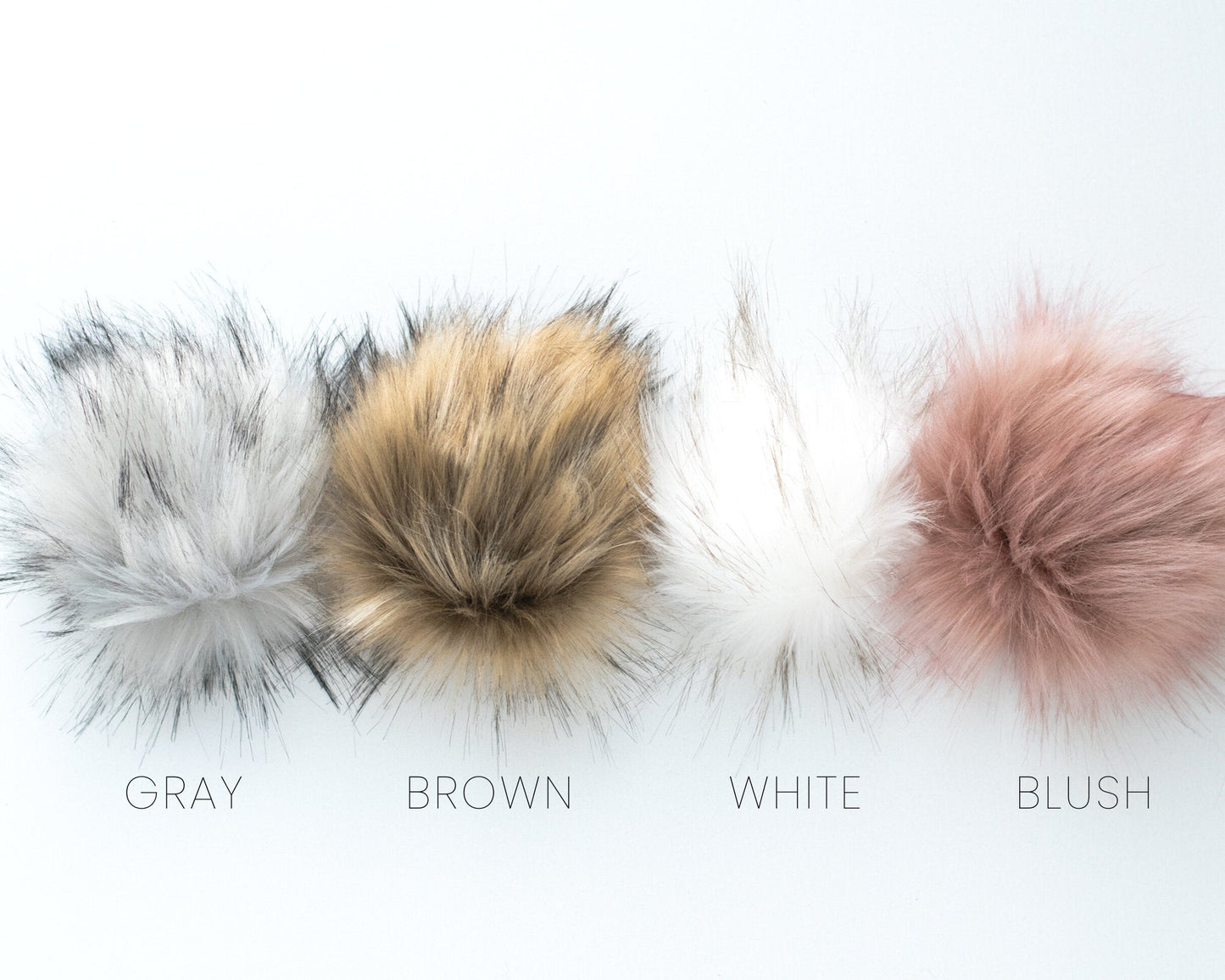 Ivory Peruvian Wool Knit Hat with Faux Fur Pom Pom