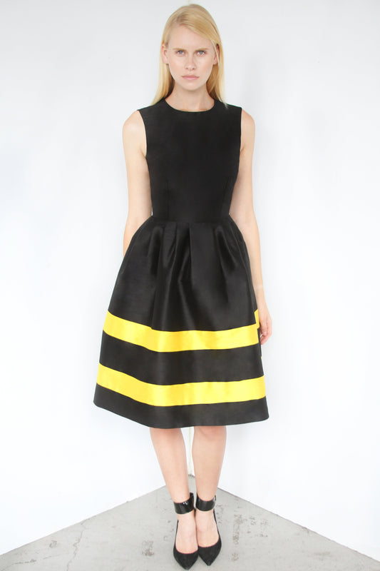 Stripe Reverie Dupioni Dress