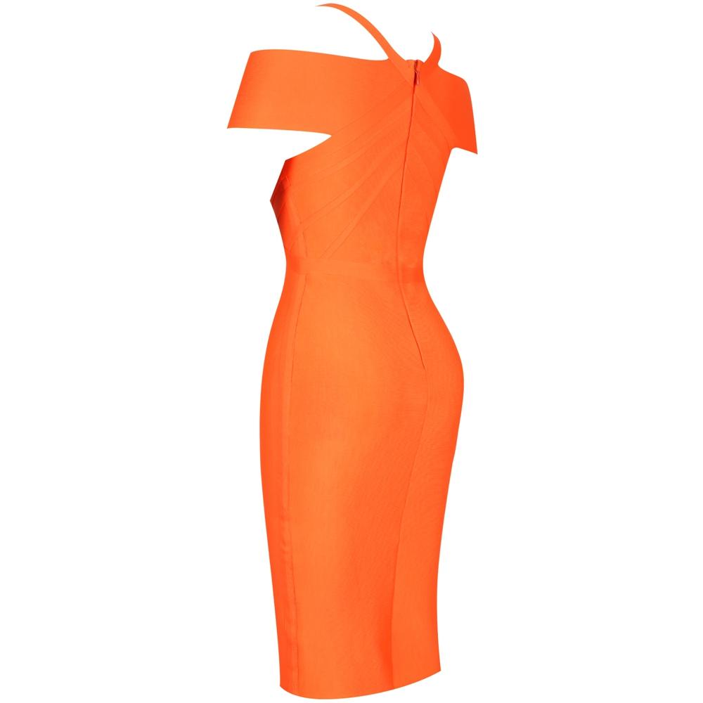 Nysara Off‑Shoulder Bandage Dress