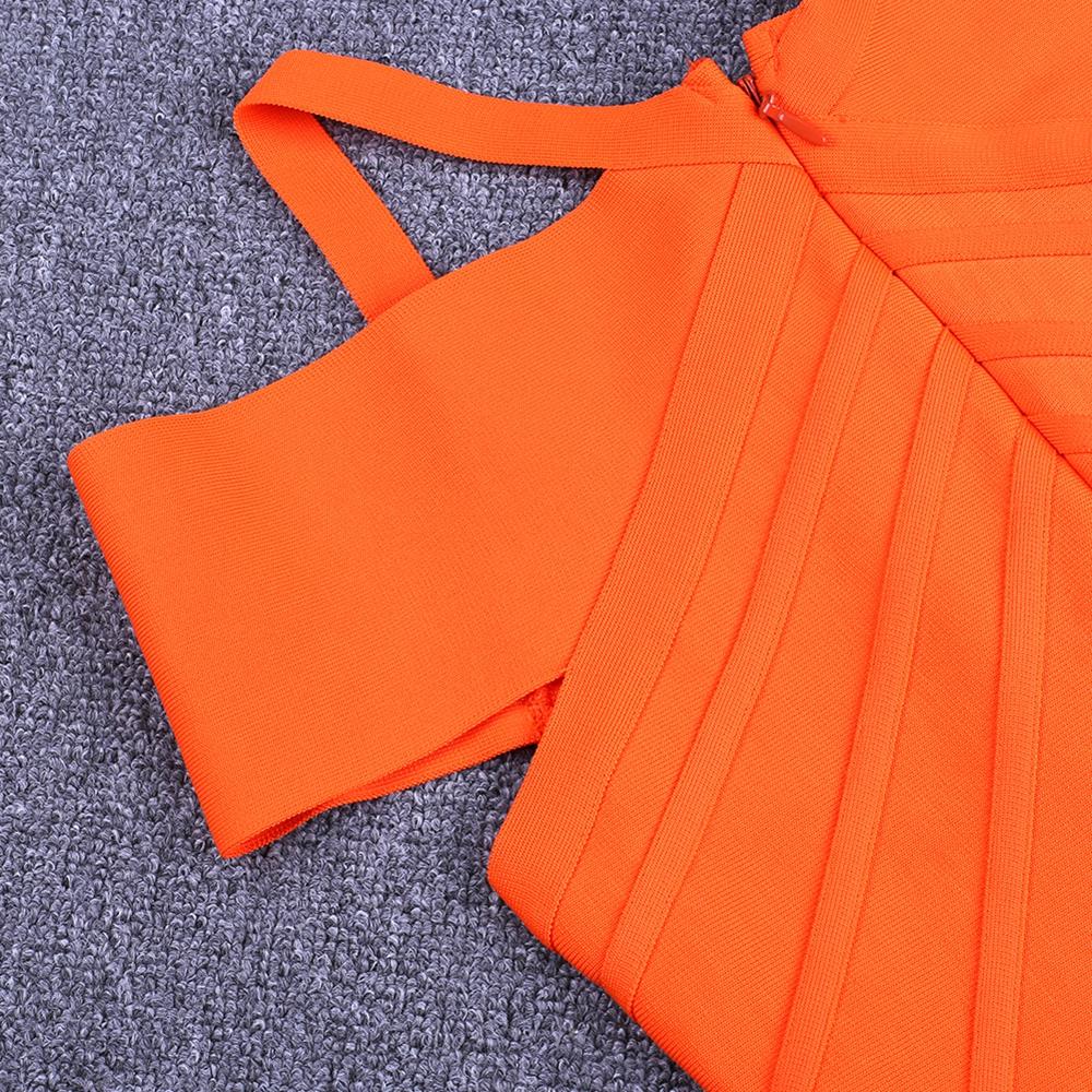 Nysara Off‑Shoulder Bandage Dress