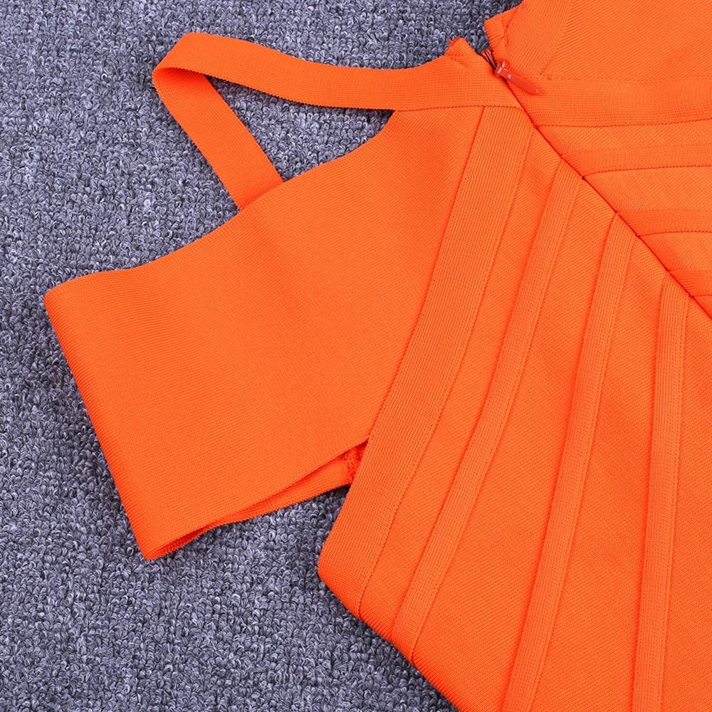 Nysara Off‑Shoulder Bandage Dress