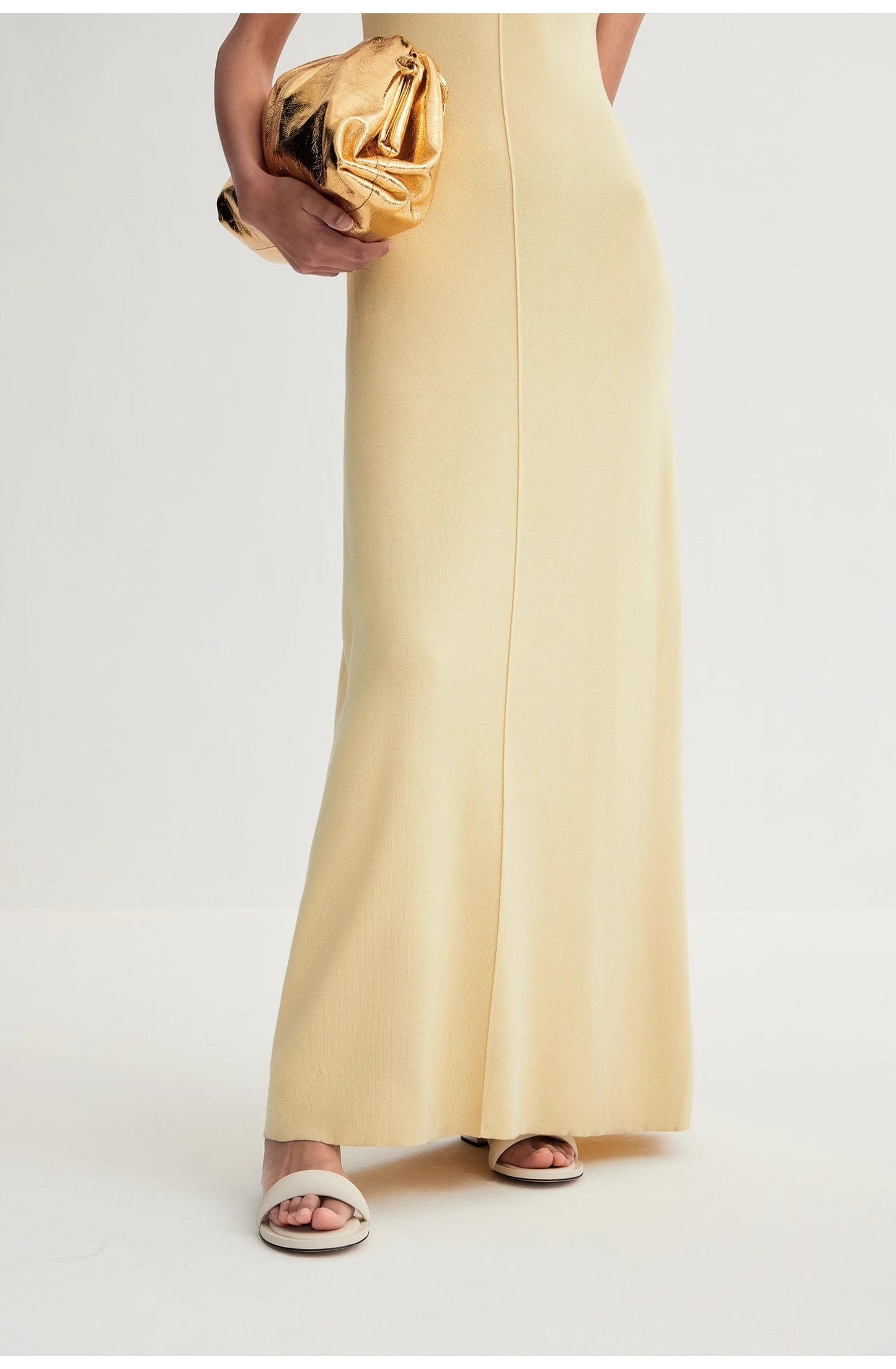 Solenne Merino Wool Maxi Knit Dress