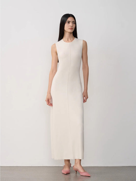 Solenne Merino Wool Maxi Knit Dress