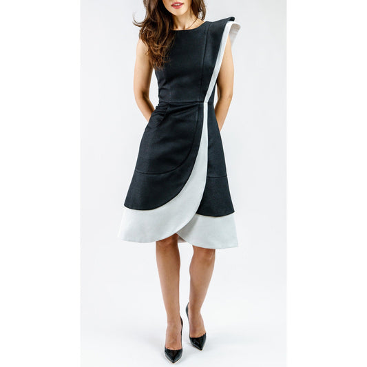Arlessa Sculpted Asymmetric Dress