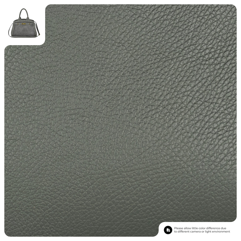 Italian Genuine Suede & Calf Leather Top-Handle Bag 333155
