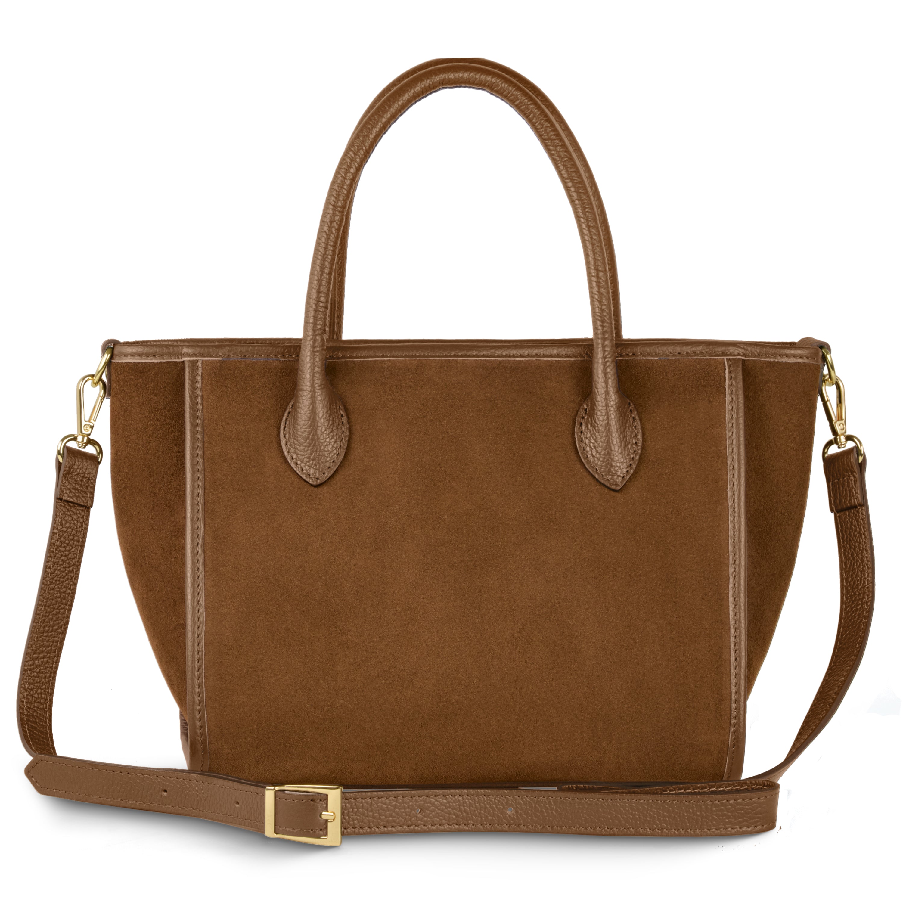 Italian Genuine Suede Top-Handle Bag 292711