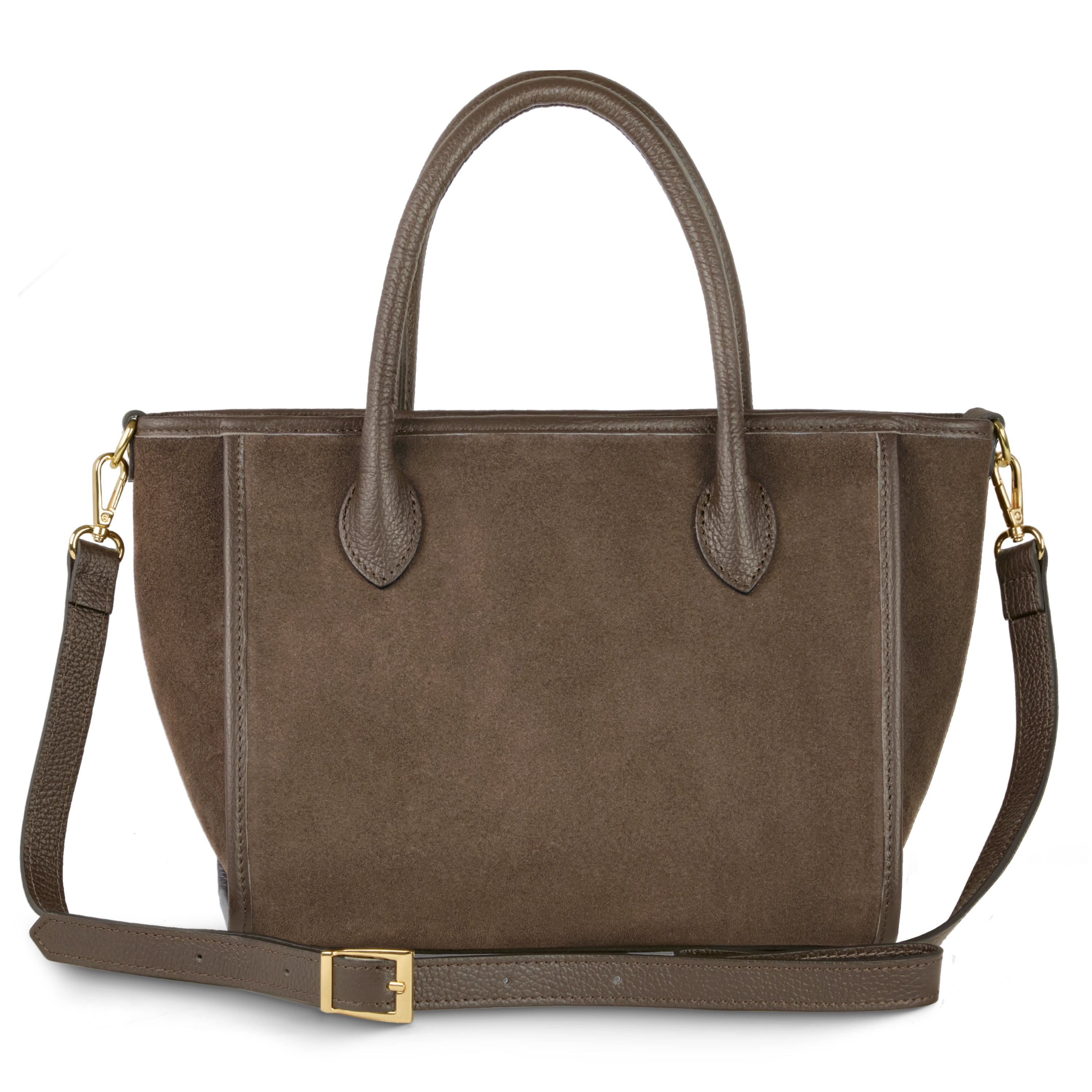 Italian Genuine Suede Top-Handle Bag 292711