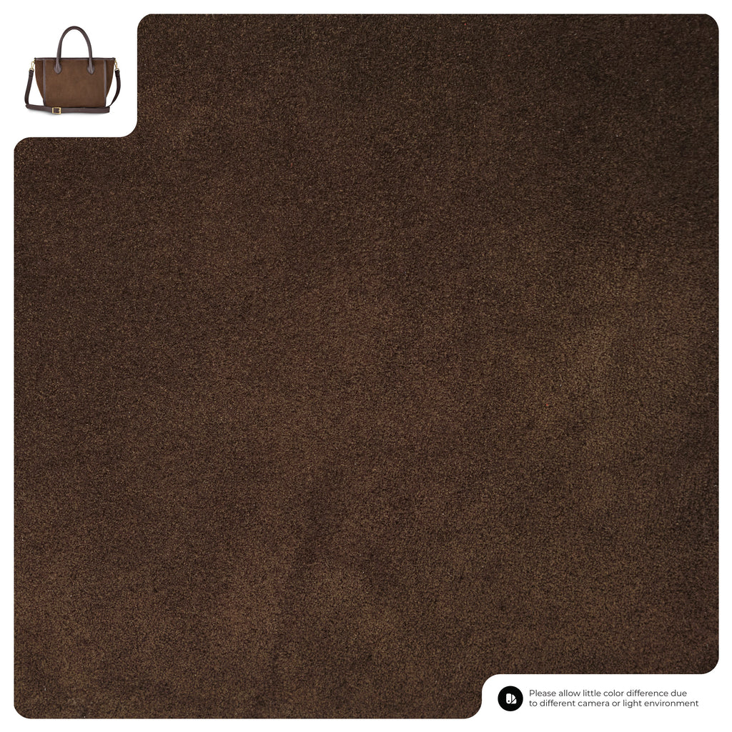 Italian Genuine Suede Top-Handle Bag 292711