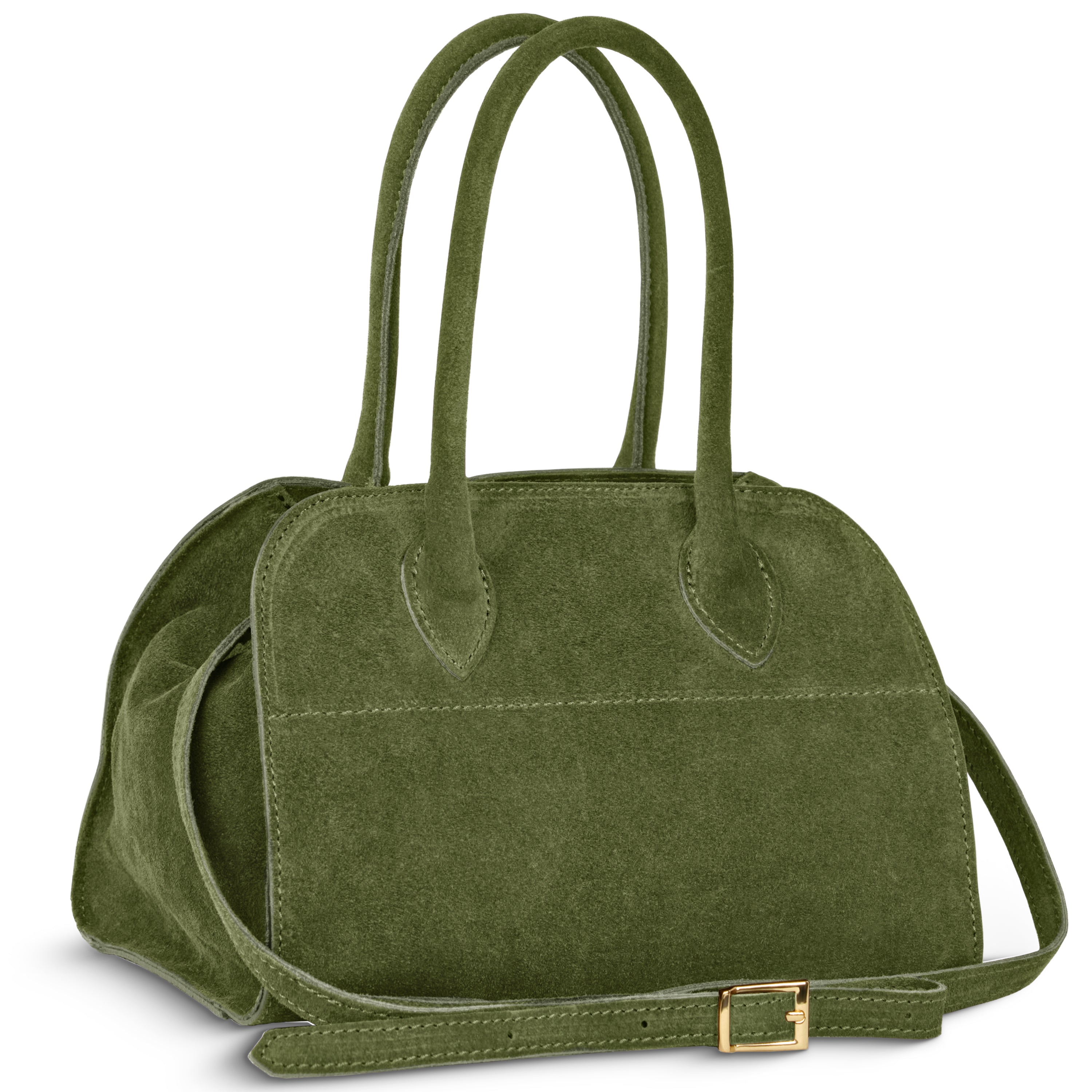 Italian Genuine Suede Top-Handle Bag 302811