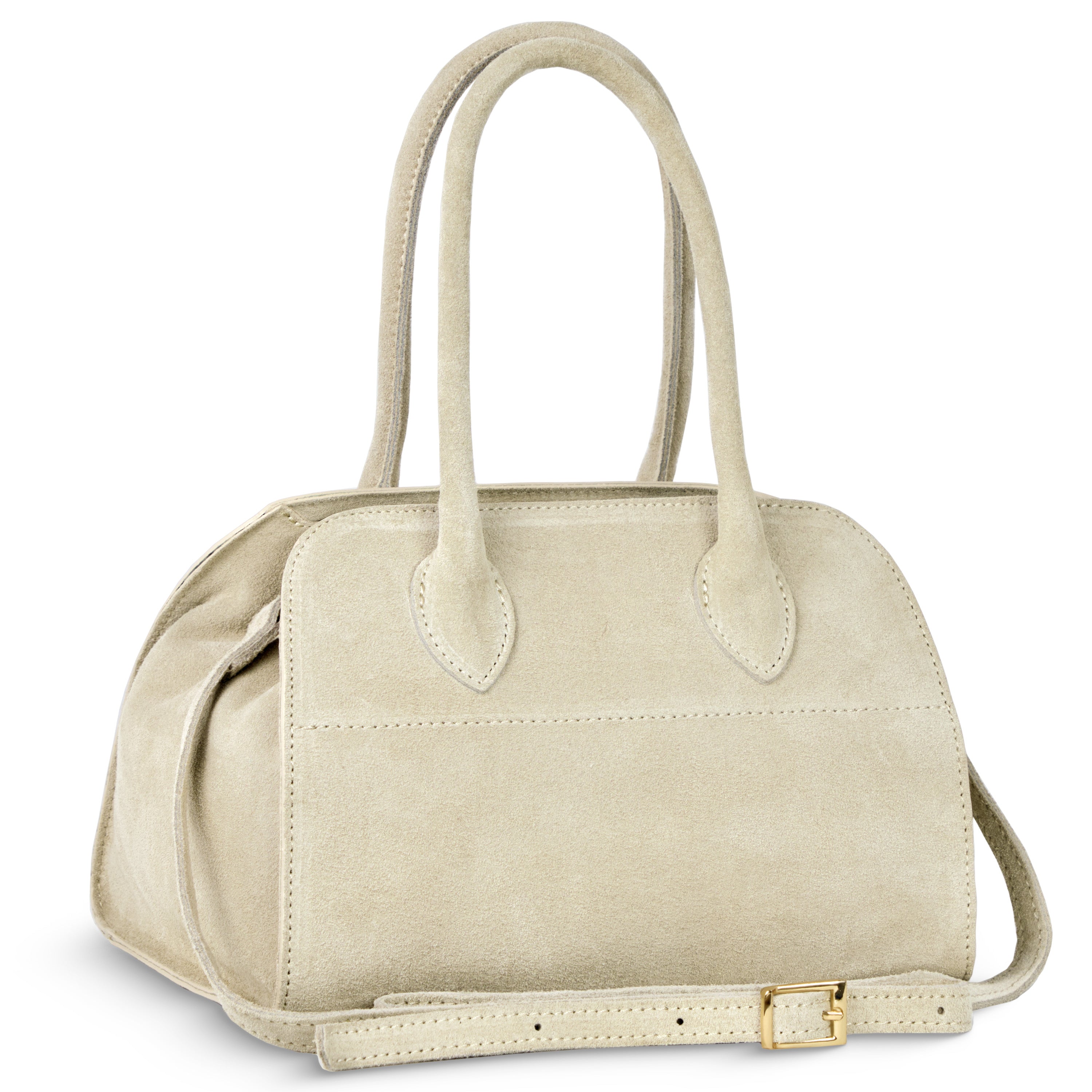 Italian Genuine Suede Top-Handle Bag 302811