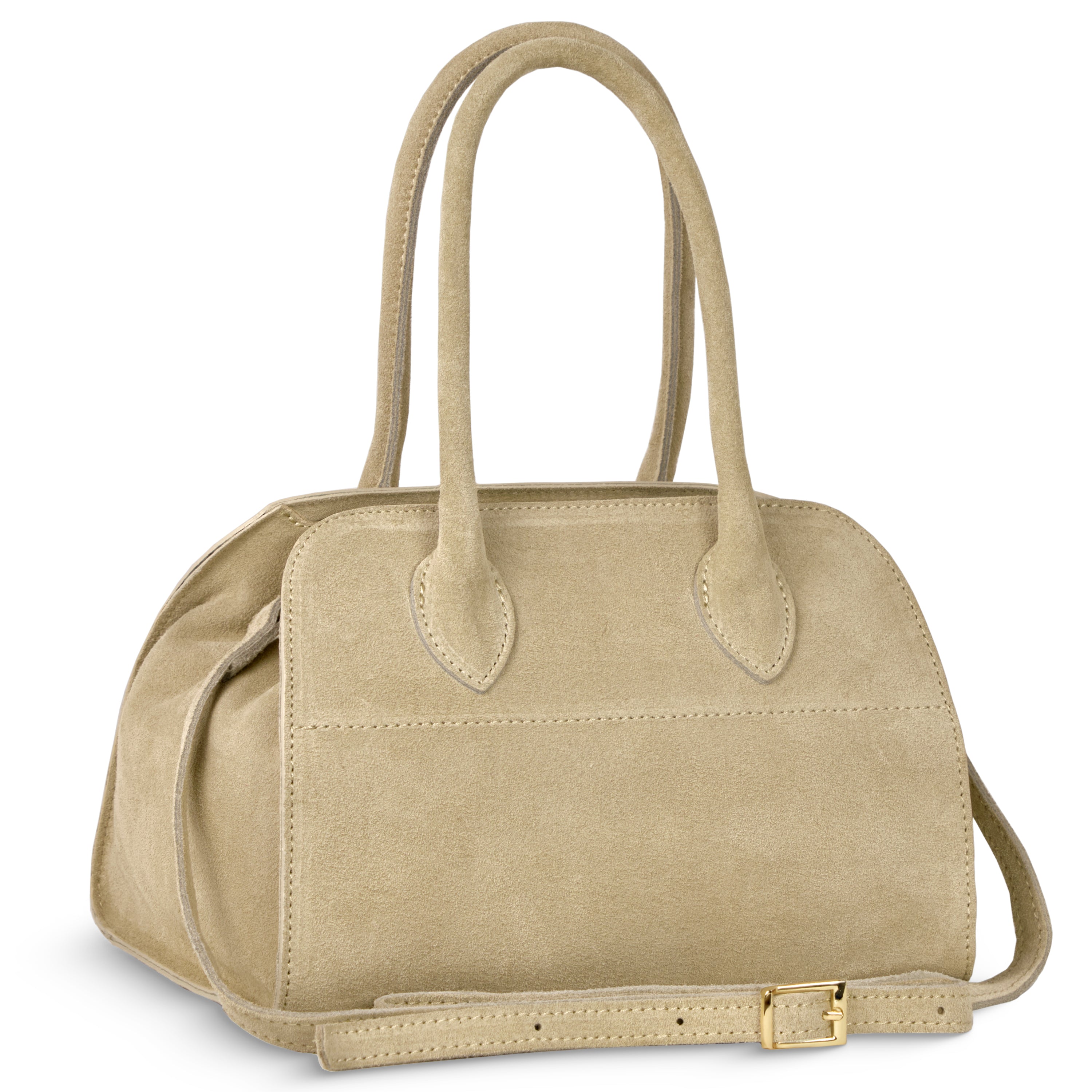 Italian Genuine Suede Top-Handle Bag 302811