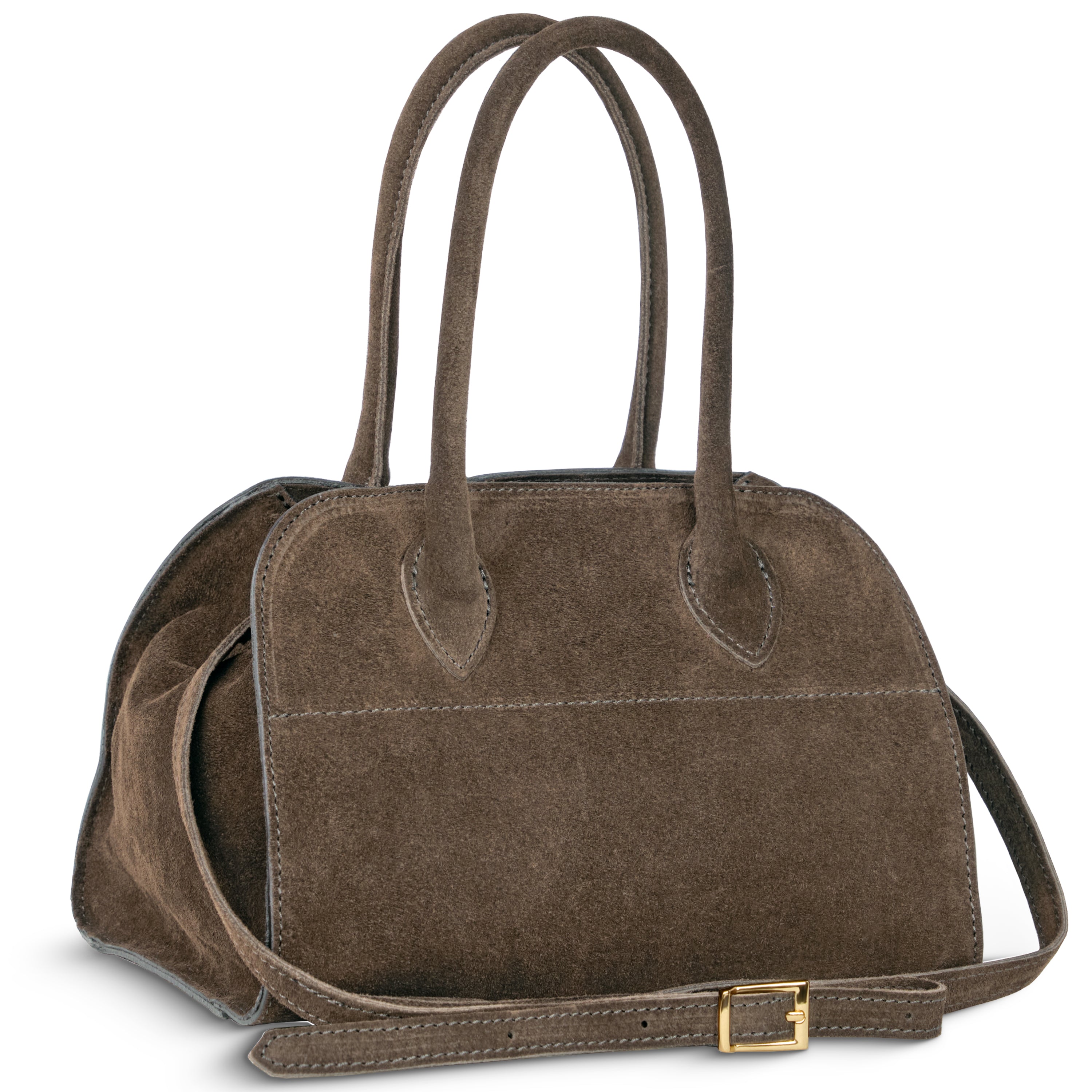 Italian Genuine Suede Top-Handle Bag 302811