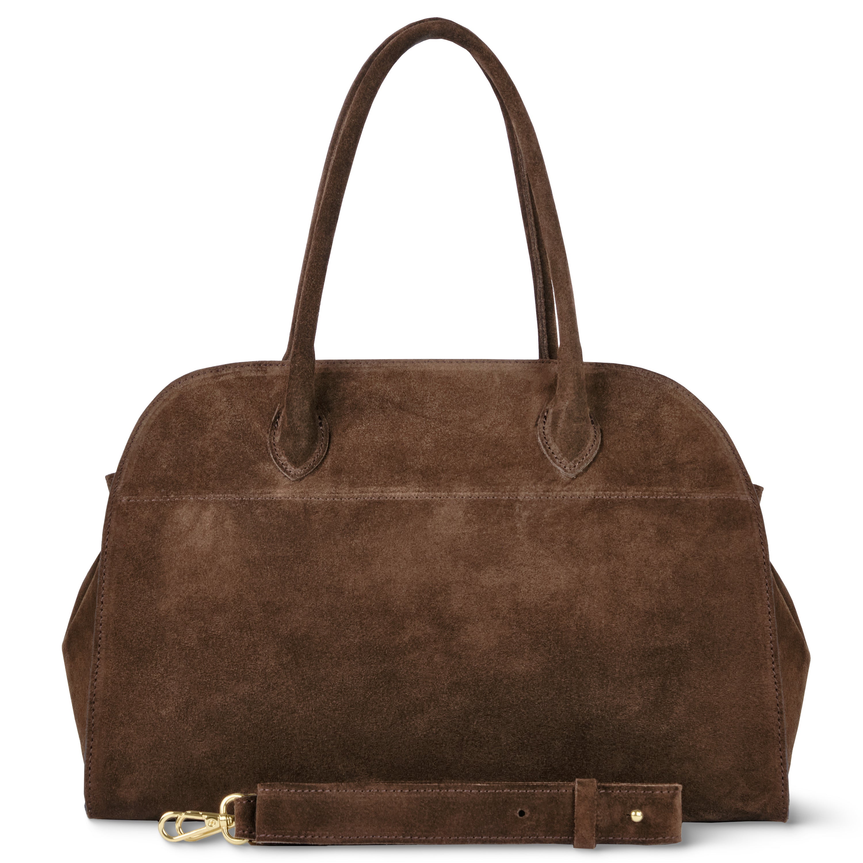 Italian Genuine Suede Top-Handle Bag 413912