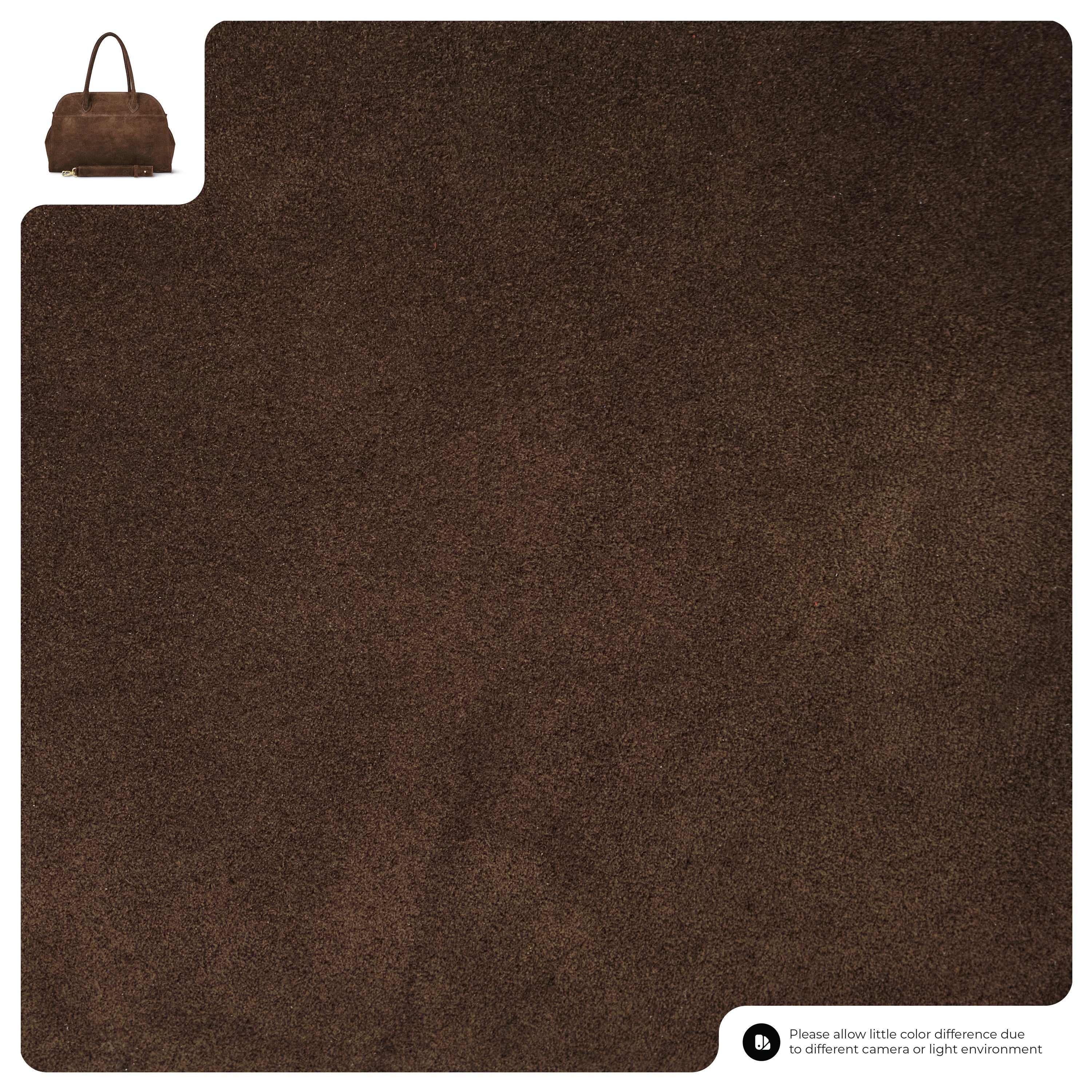 Italian Genuine Suede Top-Handle Bag 413912